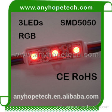 Cheap wholesale top selling full color 0.72W 24V 3 led module